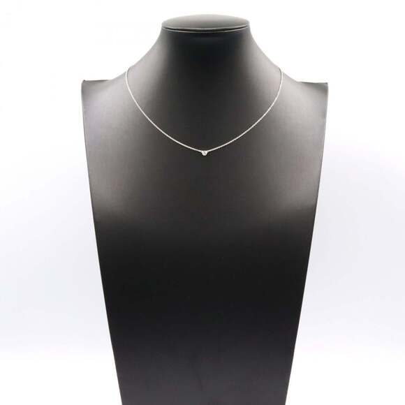 TIFFANY Silver Diamond Necklace